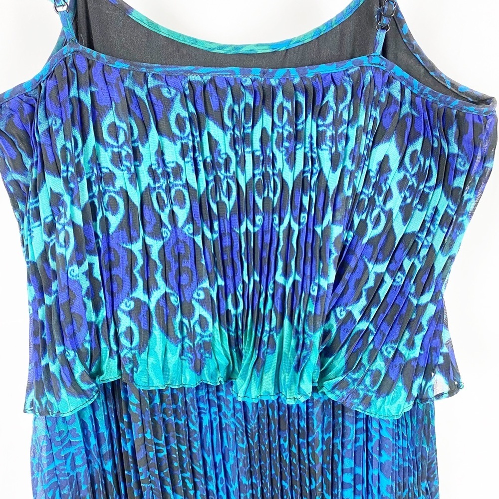 ROMEO & JULIET Blue Animal Print Maxi Dress - Picture 3 of 4